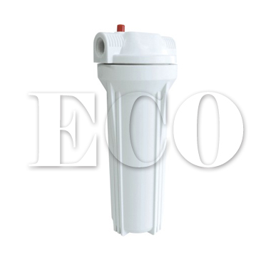 white polypropylene filter housing